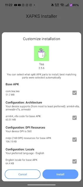 Screenshot of Teaborn